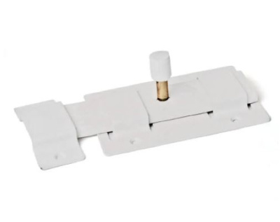 Задвижка дверная Секрет ЗД-02 плоская белая Киров