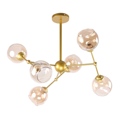 Люстра D410121/6 GD BR