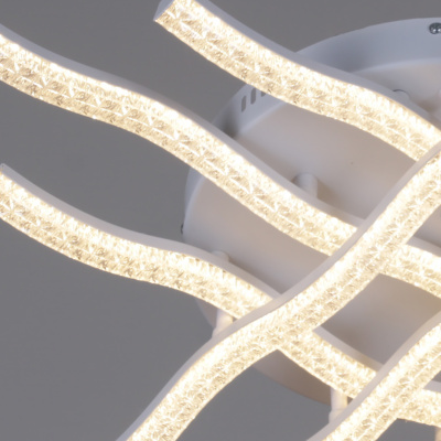 Люстра светодиодная S274190/6 WH 124W(9920lm) диам 680