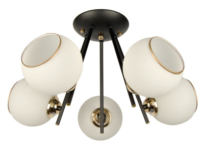 Люстра S208051/5 BK+FGD