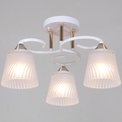 Люстра потолочная S206360/3 WT+FG E14