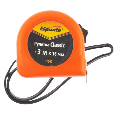 Рулетка Classic 3 м*16 мм/Sparta