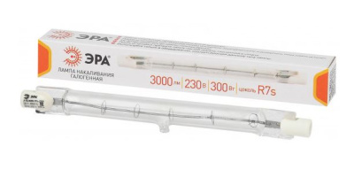 Лампа галогеновая линейная j118 300вт R7s