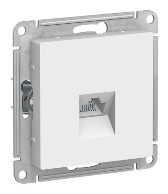 Розетка компьют.мех.1м СУ Schneider AtlasDesign бел.