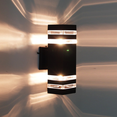 Настенный светильник S286228-002СТ 2*Е27 BK 300*90*150