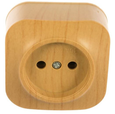 Розетка 1м. б/з ОУ IONICH (UNIVersal) Сосна