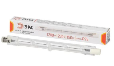 Лампа галогеновая линейная j118 150вт 220v  R7s