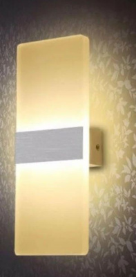 Светильник настенный F1008 WT 10W 3K-4K-6K 100*40*270