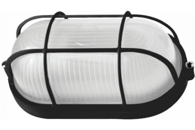 NBL-O2-100-E27/Bl светильник Navigator (овал с решеткой) черн 94814