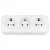 Розетка ОУ 3м с/з 16А белая Bylectrica