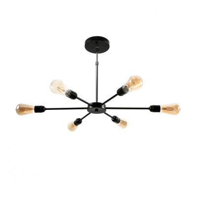 Люстра D480008/6 BK+WD