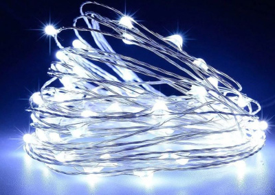 Гирлянда св/д J-292 20LED 3 м от батареек 2 шт белая Гирлянда св/д J-292 20LED 3 м от батареек 2 шт белая