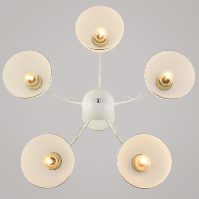 Люстра потолочная S262410/5 WT+CR E27