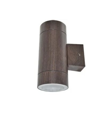 Светильник проз.Цилиндр метал. 2*GX53 8013A 205*140*90 Тёмное дерево IP65 Ecola