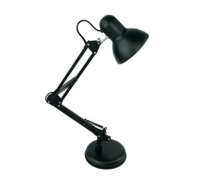 Светильник  настольный General на основ+струбцина Е27 GTL-0036 черный