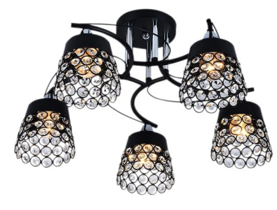 Люстра S201157/5 BK+CR