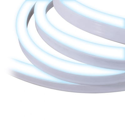 Лента светодиод.(НЕОН)КОМПЛЕКТ 5м 6500K,сет.шнур 1,5м с контрол.IP67