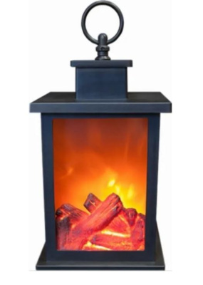 Светильник декор. св/д КАМИН эффект пламени тайм.выкл.(3*АА) FL-H19 ФАЗА