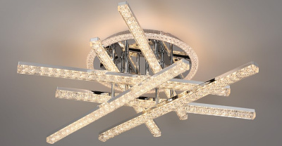 Люстра светодиодная F19458/6 CR 152W диам.730*180