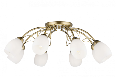 Люстра F179401/8 AB+MK  диам750 выс260 E14