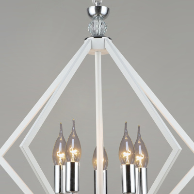 Люстра подвесная S205325/5 WT+CR диам 480мм