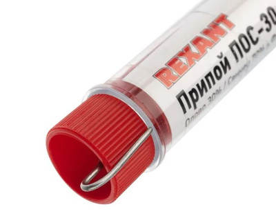 Припой с канифолью 1мм 10г REXANT