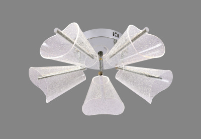 Люстра светодиодная F1L070/5 CR 80W диам.480*150