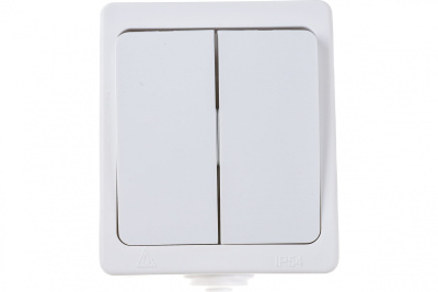 Выключатель 2 кл. Аллегро UNIVersal ОУ бел А16-222 IP54