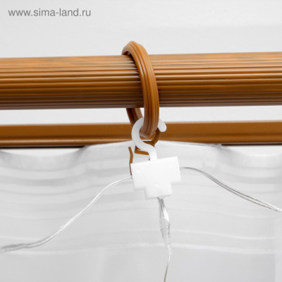 Гирлянда "Роса-занавес" 300LED 2,8*3м свечение теплое белое, USB пульт