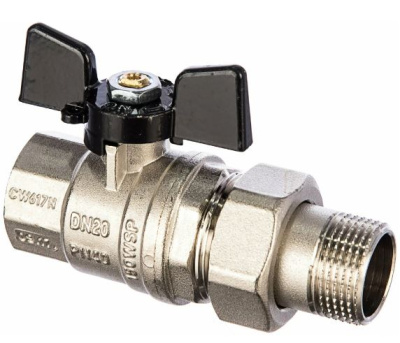 Кран шар. 3/4" Вн-Нр баб. Bugatti 307