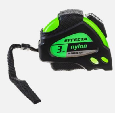 Рулетка EFFECTA FORT16мм с магнитом 2х сторон 3метра 