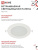 Светильник встраиваемый светодиодный LED 9W(630lm) 4000К 118(93) ASD Светильник встраиваемый светодиодный LED 9W(630lm) 4000К 118(93) ASD