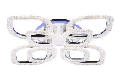 Люстра светодиодная F11066/4+4 LED 128W+26W CR