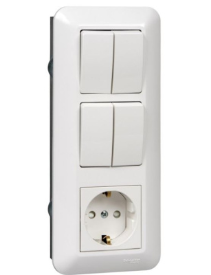 Блок Прима (роз с/з+2кл+2кл выкл) СУ БК-2 ВР-006Б