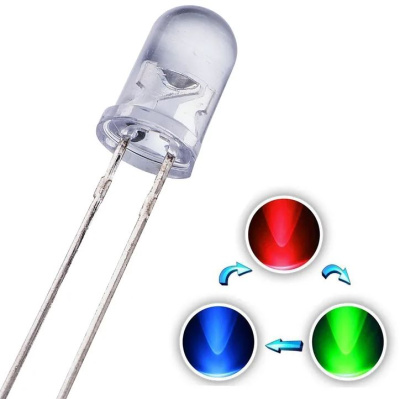 LED диод многоцветный и плавающий