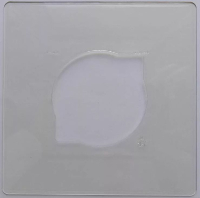 Накладка(защита стены под выключат) прозрачная 140*140*3мм