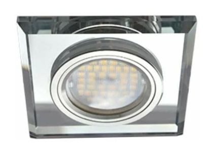 Точечный светильник 245 прозрач. - Ecola DL1651хром/хром