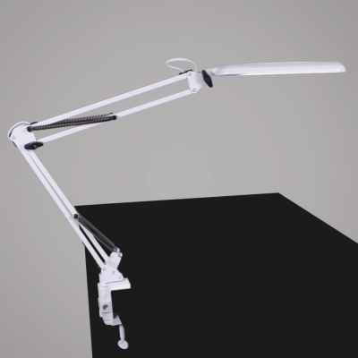 Светильник св/д настольный на струбцине S200005 WT 13W 3000-6000 белый 