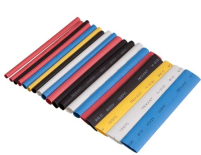 Термоусад.трубка REXANT 3/1.5-10/5 по 10см (набор №2 авто ТУТ) 