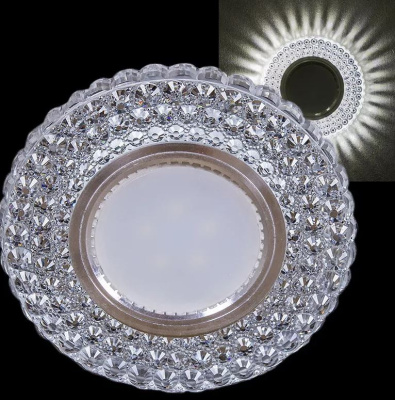 16602-2W-SR RGB точеч.светильник с подсветкой СНЕХА