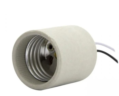 Патрон Е27 керамический с проводом