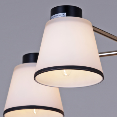 Люстра потолочная S230560/5 BK+FG E27