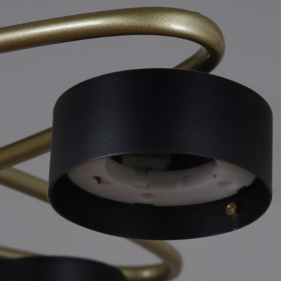 Люстра потолочная S206658/8 GD+BK GX53