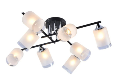 Люстра S201242/8 BK+CR