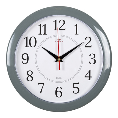 Часы 21 век 2323 пластик (23*23) d=23см