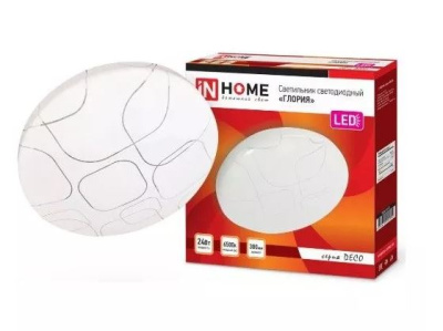 Светильник потолочный ASD св/д 24W(1560lm) 6500K ГЛОРИЯ 300*55 мм 5094 (без пульта)