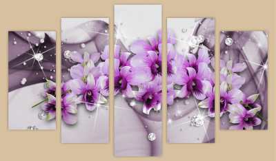 Модульная картина 80*140