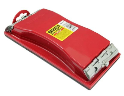 Брусок для шлифования пластиковый с зажимами 212x105 мм