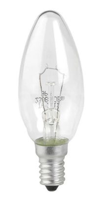 Лампа накал. ДС 40Вт Е14 Россия(гофра)