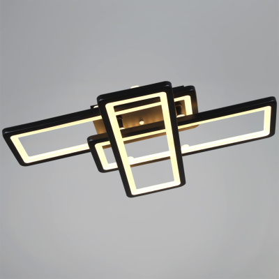 Люстра светодиодная S203629/3 BK LED с пультом 84W 520*470мм